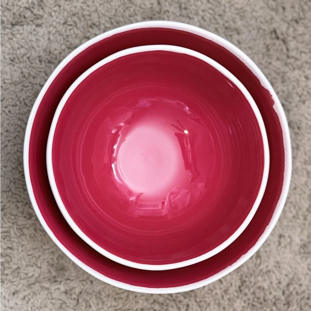 2 Rae Dunn Mixing/Serving Bowls - Picture 2 of 4
